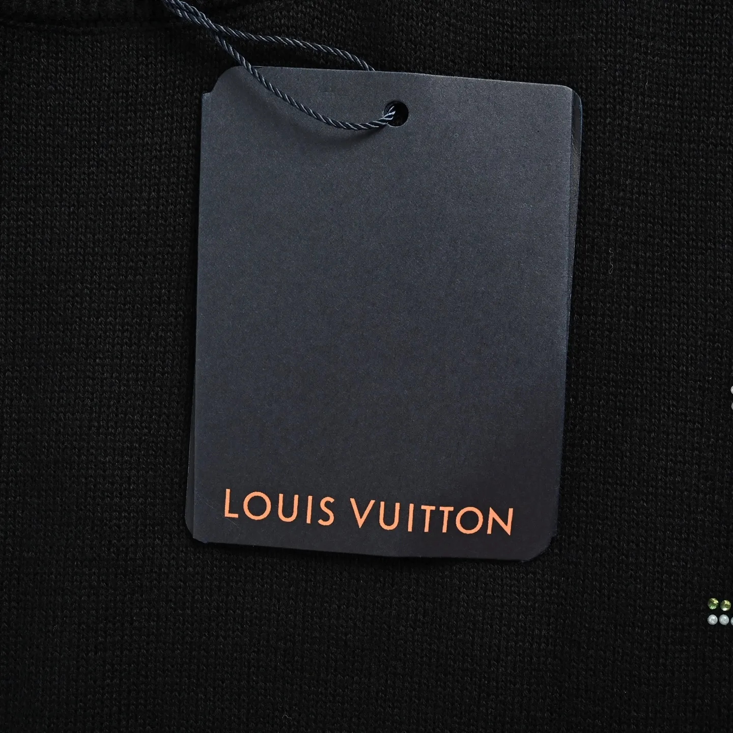 Louis Vuitton/Louis Vuitton 26ss presbyopia hot diamond knitted short sleeves